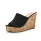thumbnail image 4 of Novedad de verano, zapatillas de boca de pez con pendiente y tacón alto para mujer de talla grande Wmkox8yii  hj789, 4 of 7