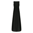 thumbnail image 3 of Robes Maxi Sans Manches Amples pour Femmes, Robe Longue Décontractée avec Poches, 3 of 5