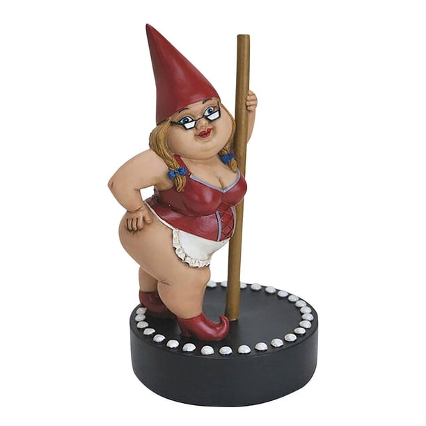 Gnomos De Baile Divertidos Estatua De Baile Creativa Chica Decoración De Resina Enana Vívida Gnomos De Dibujos Animados Coloridos Para Jardín De Sala De Estar Al Aire Libre Guardurnaity HA016627-00