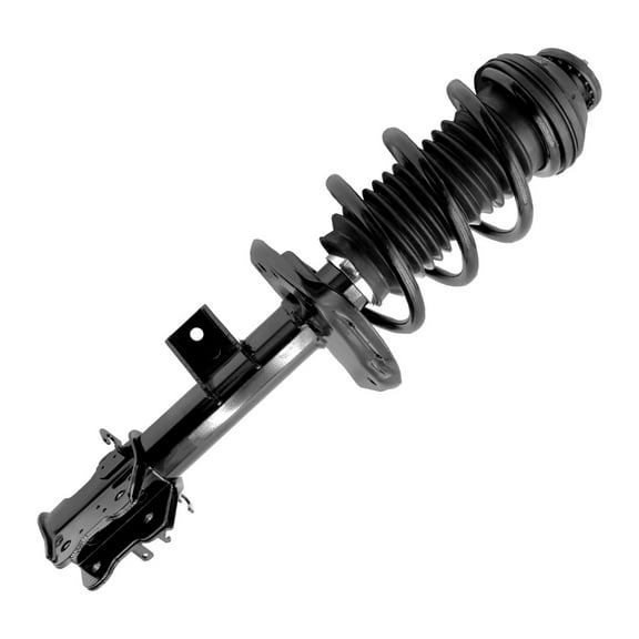 Detroit Axle - Front Left Strut for Fiat 500, 2012 2013 2014 2015 2016 2017 Complete Strut with Coil Spring Assembly Replacement