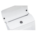 thumbnail image 3 of Architectural Mailboxes Aspen™ Locking, Vertical Wall-Mounted Mailbox for Outside, Modern Metal Galvanized Steel Small Mail box with Lock and Key Drop Box, White, 3 of 9