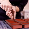 thumbnail image 3 of 12 Cavities Non-stick Mini Brownie Pan Bread Pan Silicone Mini Loaf baking PQAL, 3 of 10