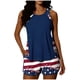 thumbnail image 2 of Trajes de baño para mujer, Trajes de baño para mujer, Traje de baño bikini con estampado del Día de la Independencia de la Mujer, Traje de baño bikini con tirantes sin espalda, Conjunto de bikini con, 2 of 7
