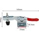 thumbnail image 2 of 4 Uds Sauterelle de Serrage Pince à Bascule Horizontale GH-201-B Pince a Levier Horizontal Déblocage Rapide Serre Joint Sauterelle NPTERBL, 2 of 5