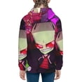 thumbnail image 4 of Invader Zim Teenager Hoodies Shirt Zipper Sweatshirts Hooded Hoody Clothes Coat For Boys Girls, 4 of 7