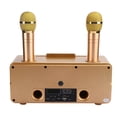 thumbnail image 1 of Conjunto de Sistema de Micrófono de Karaoke Portátil, con Micrófono Inalámbrico Dual, Bluetooth 4.2, Tarjeta de Almacenamiento, AUX, Disco Flash USB para Karaoke en Casa, Reuni Partes Electronicas Octpeak No, 1 of 7