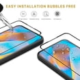 thumbnail image 6 of Bemz Full Coverage Tempered Glass Screen Protector Shield (Finger Print Sensor Compatible) for Samsung Galaxy A54 5G - Black Edge Clear, 6 of 6