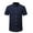 Navy, variant on cfhntfmh Men's Short Sleeve Dress Shirts Cotton Linen Casual Button down Shirts Solid Color Collar Beach Vacation Shirts