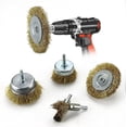 thumbnail image 3 of 12 Pack Wire Brushes For Drill, Brass Wire Brushes, Wire Polishing Brushes With 1/4'' Shank Brush For Rust And Paint Removal, Deburring, Descaler, Pol, 3 of 5