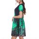 thumbnail image 2 of Balery Northern Lights 2 Vestidos sueltos de manga corta para mujer, vestidos de verano 2025, vestidos casuales de corte A con vuelo., 2 of 6