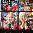thumbnail image 4 of Cateissary 2x pegatinas navideñas para Windows, alegría y patrones delicados para el hogar, pegatinas decorativas navideñas Kits de decoración para fiestas 14+15 14+15, 4 of 6