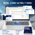 thumbnail image 4 of HP 17 Touchscreen Laptop, Intel Ultra 7 255U, 17.3 Inch HD+ Anti-Glare 250 nit Display, 32GB DDR5, 1TB SSD, Copilot AI, Backlit KB, Fingerprint, Windows 11 Pro, 4 of 9