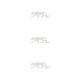 thumbnail image 4 of Escultura de resina Bearachild forma de animal, Decoración Moderna color Blanco, 4 of 6