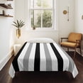 thumbnail image 4 of Black Gray Striped Tapestry for Bedroom Wall Hanging Tapestry, Farmhouse Stripe Art Ceiling Backdrop Tapestries Poster Blanket Wall Decor for Teens Room Living Room Dorm 59" x 90", 4 of 8