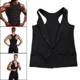 thumbnail image 4 of Chaleco para hombre Neopreno Entrenador de cintura Tanque Chaleco ponderado Recortador de cintura Sauna S Hugo Fitness Chaleco de sauna de fitness, 4 of 10