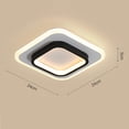 thumbnail image 3 of Lámpara de techo LED para dormitorio Interior Pasillo Pasillo Pasillo (Square Warm) DQrwqpou  Para Estrenar, 3 of 3