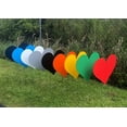 thumbnail image 4 of 10 pack SILVER Heart-shaped Corrugated Plastic signs  17 1/2" high by 23 7/8" wide, 4 of 4