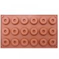 thumbnail image 1 of Funshowcase Mini Donut Silicone Mold 18 Cavity With a mini donut chocolate cookie mold, 1 of 5