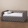 thumbnail image 3 of Bowery Hill Contemporary Tufted Full Daybed in Grey, 3 of 6