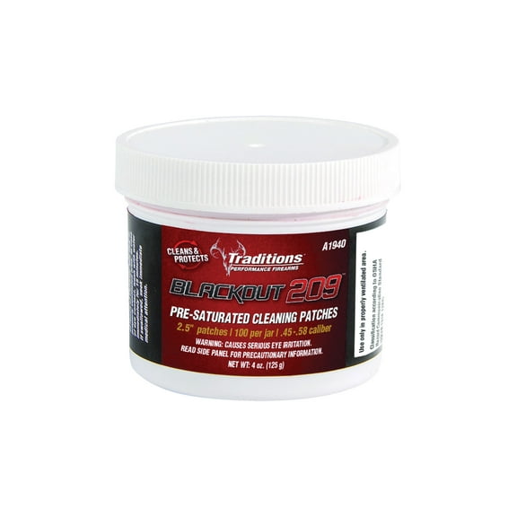 Traditions Blackout 209 Pre-Saturated Cleaning Patches