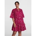 thumbnail image 2 of Scenario Women's and Women's Plus V Neck Mini Dress with Flutter Sleeves, Sizes XS-4X, 2 of 6