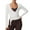 White, variant on Womens T-Shirts Long Sleeve Solid Tie Square Neckline Tee Slim Tshirts Daily Workout Yoga Wear Basic Shirts Tops
