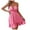 Pink, variant on TTUHYWXI Summer Deep V Neck Bohemian Women Mini Short Dress Backless Beach Boho Dress (Amry Green, S)