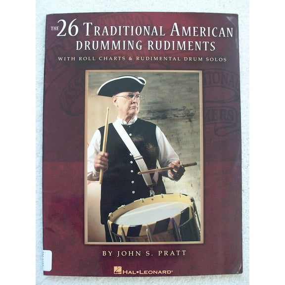 Hal Leonard 26 Traditional American Drumming Rudiments - with Roll Charts & Rudimental Drum Solos