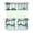 Hawaiian Tropical, variant on 3 PCS Tropical Kitchen Curtains Set - Hawaiian Island Classic Rod Pocket Tier & Valance (54x18" + 2x27.5x24") Coastal Paradise Semi-Sheer Farmhouse Window Panels