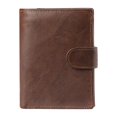thumbnail image 1 of Wallet Zip Monedero Bolsillo Zip Regalo Hombres café Sunnimix Billetera para hombre, 1 of 7