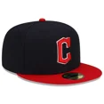 thumbnail image 3 of Men's New Era Navy/Red Cleveland Guardians Authentic Collection On-Field 59FIFTY, 3 of 12