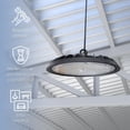 thumbnail image 3 of Ilios Innova | Lámpara Colgante Industrial LED 200W | Resistencia IP65 | Alta Potencia | Ideal Espacios Amplios, 3 of 9