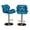 Blue, variant on Roundhill Furniture Glasgow Contemporary Tufted Adjustable Height Hydraulic Bar Stools, Set of 2
