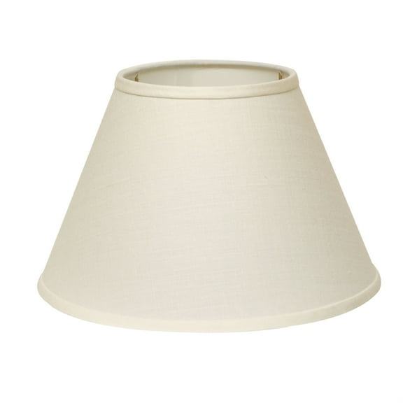 Slant Empire Hardback Lampshade with Washer Fitter, White