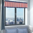 thumbnail image 7 of Clearance Sale Curtains 4th of July Decorations Wide Short Curtains Curtain Kitchen Curtains Memorial Day Curtains Half Window Curtain Patriotic Curtains, 137x45cm, 7 of 7