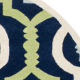 thumbnail image 3 of Safavieh Chatham Tapis Contemporain Bleu Foncé - Rond 3 Pieds, 3 of 5