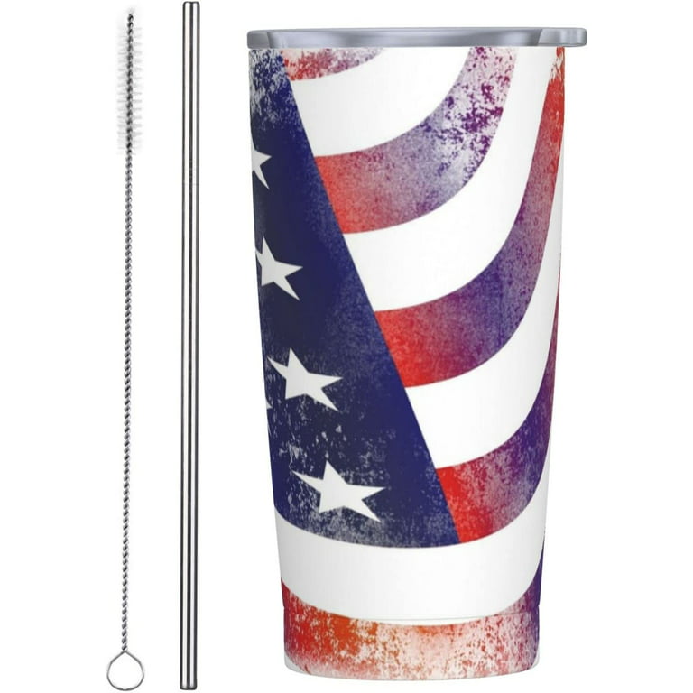 20 oz Tumbler with Straw, Insulated Tumblers with Lid and Straw, 20 oz Cup Stainless Steel Mini Outdoor Sports Travel Tumblers Compatible for