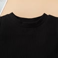 thumbnail image 4 of Futezty Toddler Baby Girls Clothes Fall Winter Ribbed Tank Top Little Kids Girl Denim Outfits Love Heart Jeans Pants 12M-6T, 4 of 6