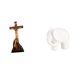 thumbnail image 1 of Estatua católica,Colección religiosa de la estatua de la Virgen María,Figura de la cruz de Jesús Escultura católica decoración,Figura de elefante,Estatua de elefante,figura decorativa de, 1 of 8