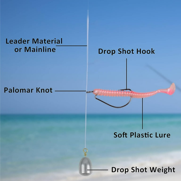 Plastic Fishing Weight Line Hooks