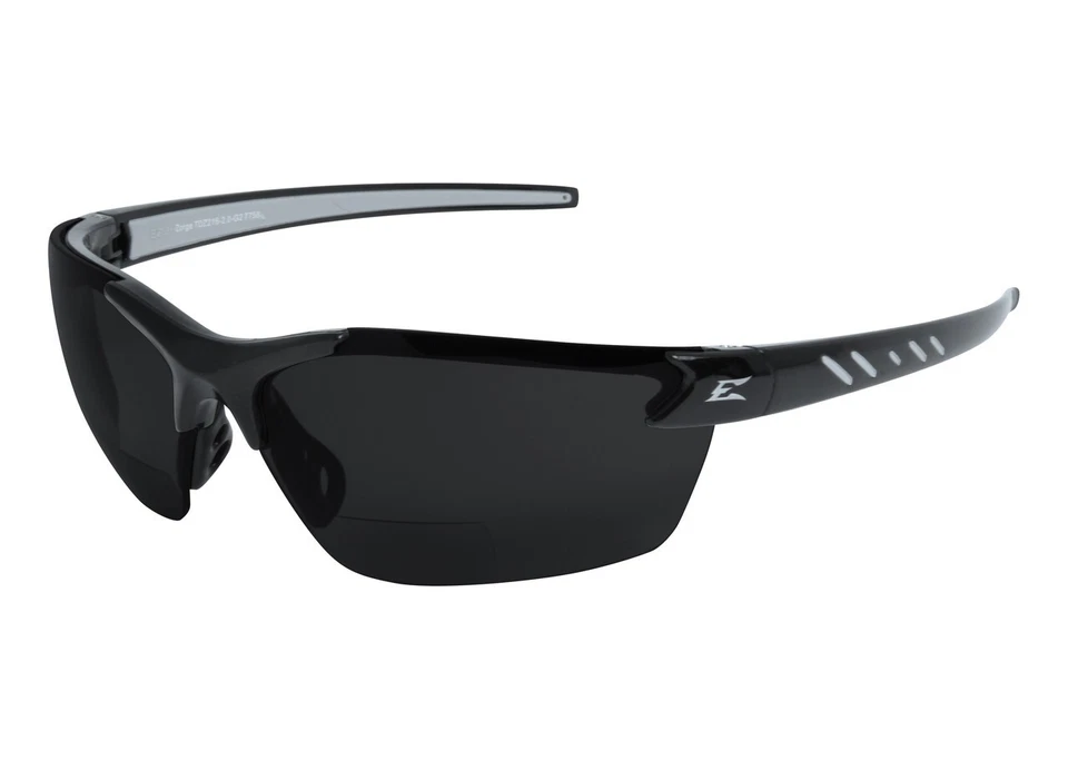 CIRCLE- Edge Zorge Polarized Ballistic Safety Glasses +2.0 Bifocal Polarized Lens
