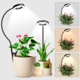 thumbnail image 1 of wolezek Paquete de 2 Luces LED de Cultivo de Espectro Completo con Cuello de Cisne 360°, 1 of 8
