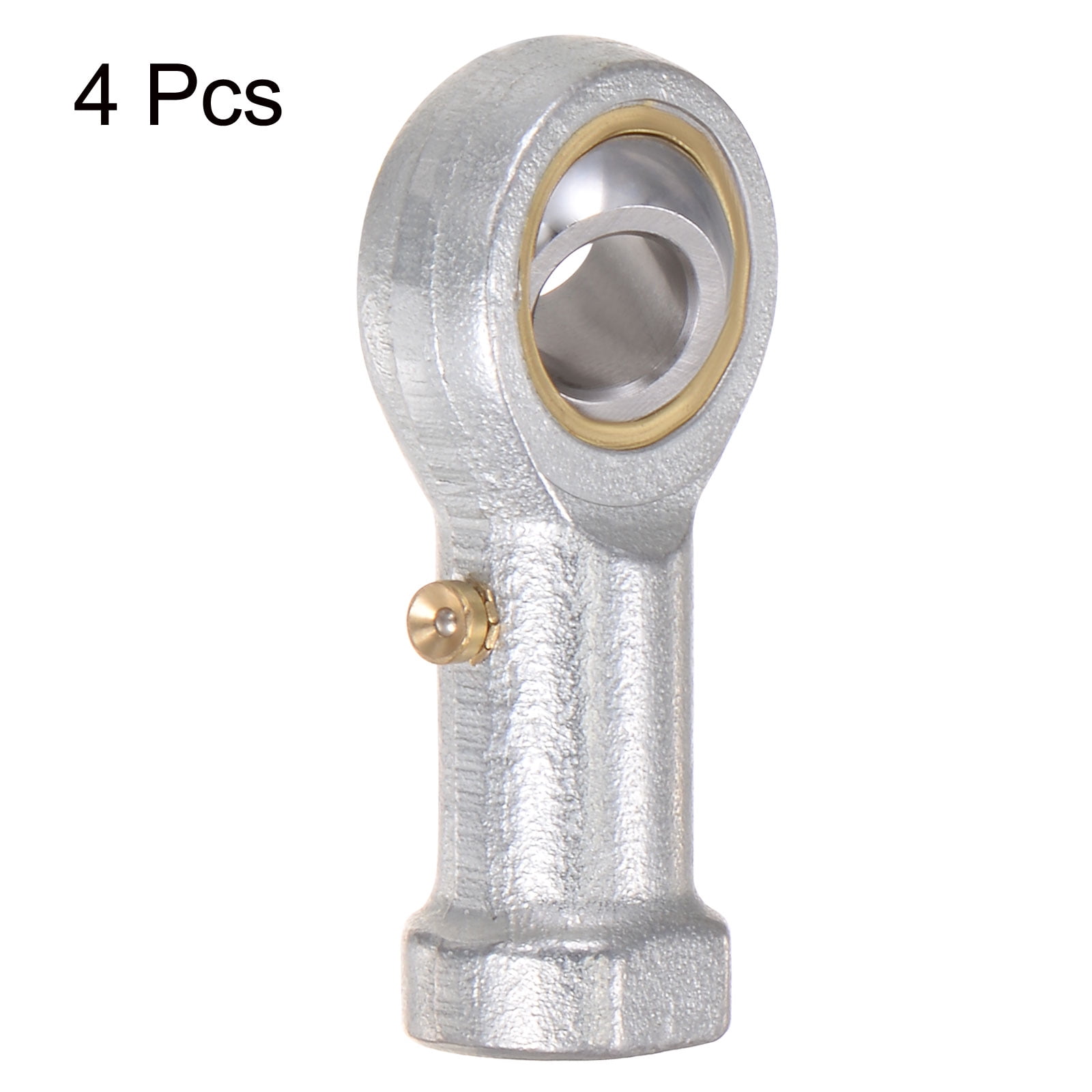 4 Packs PHSB5 5/16" Rod End Bearing 5/16"-24 UNF Female Right Hand Thread, Stainless Steel Rod End with Jam Nuts