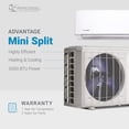 thumbnail image 3 of MRCOOL Advantage 9,000 BTU Ductless Inverter Wall Mount Heat Pump System, 3 of 13