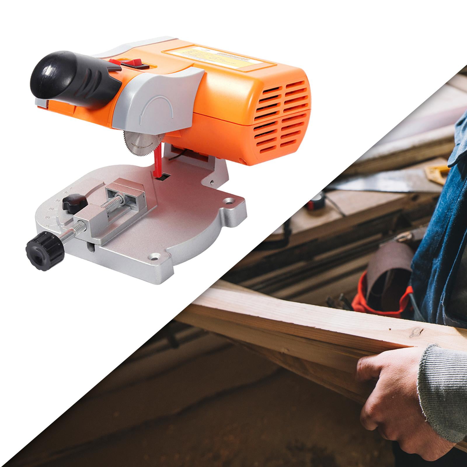 figatia Cutting Machine Cutter Multipurpose Solid 0-45 degreeAdjustable Cut Off Device Mitre Saw Equipment for Iron Metal Workshop Aluminum