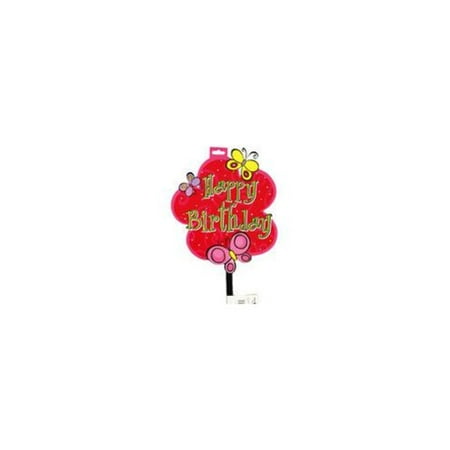 Hot Pink Butterfly Birthday Yard Sign (36 Units Included)