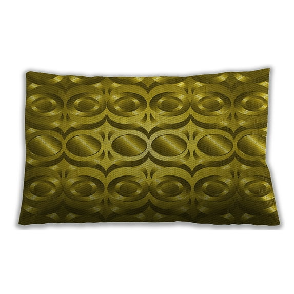 Ahgly Company Outdoor Rectangular Contemporary Lumbar Throw Pillow, 13 inch by 19 inch