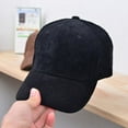 thumbnail image 4 of CoCopeaunts New Baseball Cap for Women and Men Corduroy Baseball Cap Unisex Vintage Baseball Hat Men Outdoor Adjustable Hip Hop Snapback Hat, 4 of 6