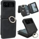 thumbnail image 1 of wonima11 for Motorola Razr 2023 Case with Card Holder, Premium PU Leather Flip Cover with Ring Holder Hinge Protection Cover Card Slot Wallet Protective Case for Motorola Razr 2023 Black, 1 of 1