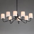 thumbnail image 3 of 12698WTBK Maxim Lighting Durham - 8 Light Chandelier-8.75 Inch Tall and 34.25 Inch Wide-Black Finish, 3 of 5